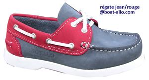 Regate enfant mocassin bateau à lacet/ kids mocs